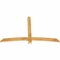 Ekena Millwork Bellingham Rough Sawn Timber Gable Bracket, Western Red Cedar, 72"W x 45"H x 2"D x 4"F, 15/12 Pitch GBW072X45X0204BEL00RWR - alternate 4